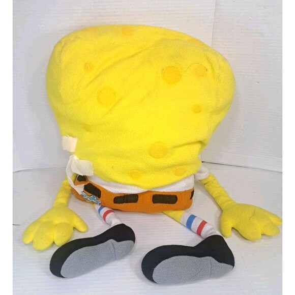 Vintage 2007 SpongeBob SquarePants Large Cuddle Pillow Plush 26" Nickelodeon - Picture 2 of 3